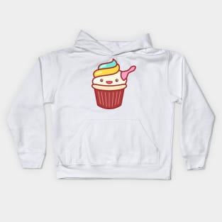 Cupcake Ice Cream Emoji Kids Hoodie